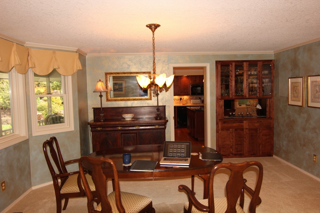 Dining room lacked personality