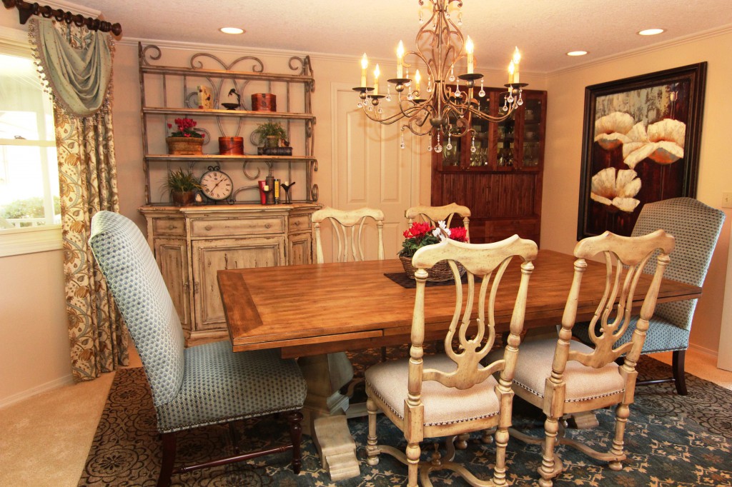 Dining room transformed from dull to dazzling