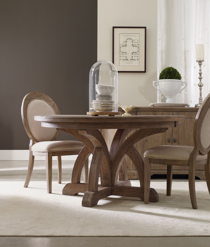 The new Corsica table from Hooker Furniture