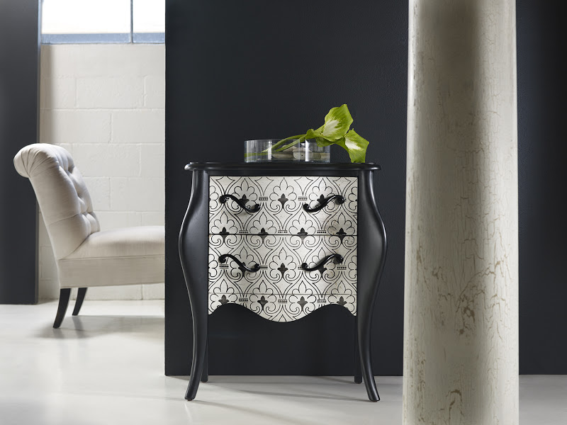 Black and White Accent Chest