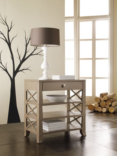 Melange tiered accent table