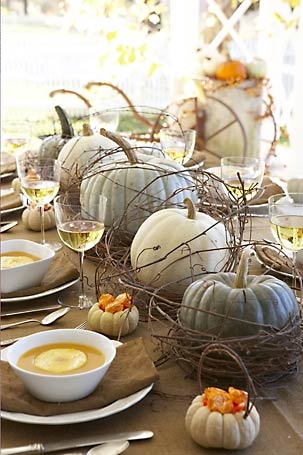 White pumpkins have unexpected, sophisticated flair Photo credit: lidbeckbrent.com