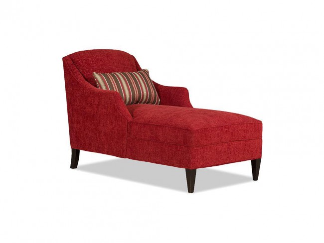 lark chaise scarlet fabric